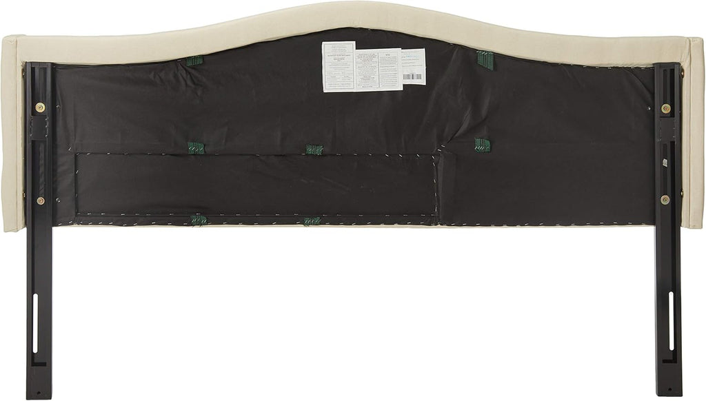 Beige Adjustable Fabric Headboard Y996