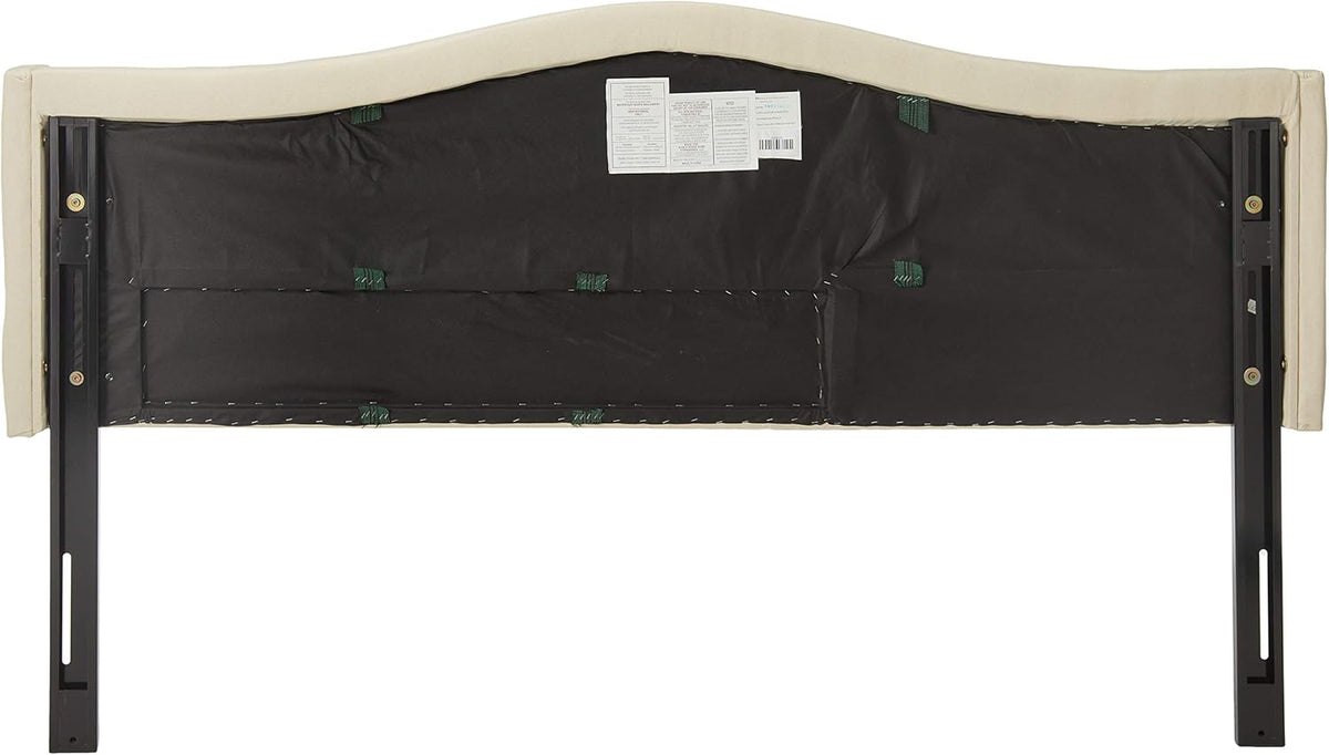 Beige Adjustable Fabric Headboard Y996