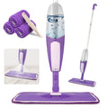 Spray Mop with 550ML Refillable Bottle, 3 Washable Microfiber Pads H26334