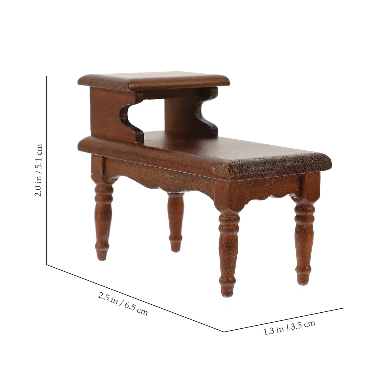 Walnut Dollhouse Table Miniature Furniture M523042