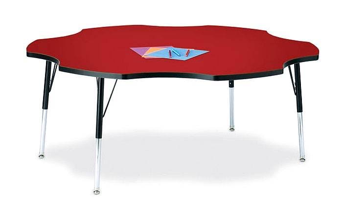 Black Edge Six-Leaf Table U978526
