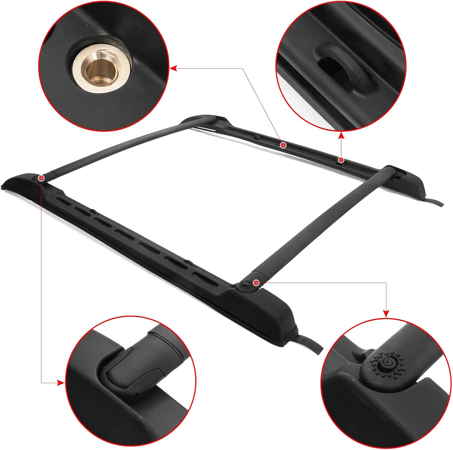 Roof Rack Cross Bars for Toyota Tacoma Double Cab Crew Cab R576