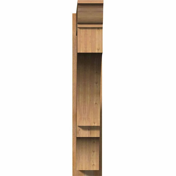 8x22W x 44x22D x 44x22H Balboa Rough Sawn Traditional Outlooker, Western Red Cedar N43453
