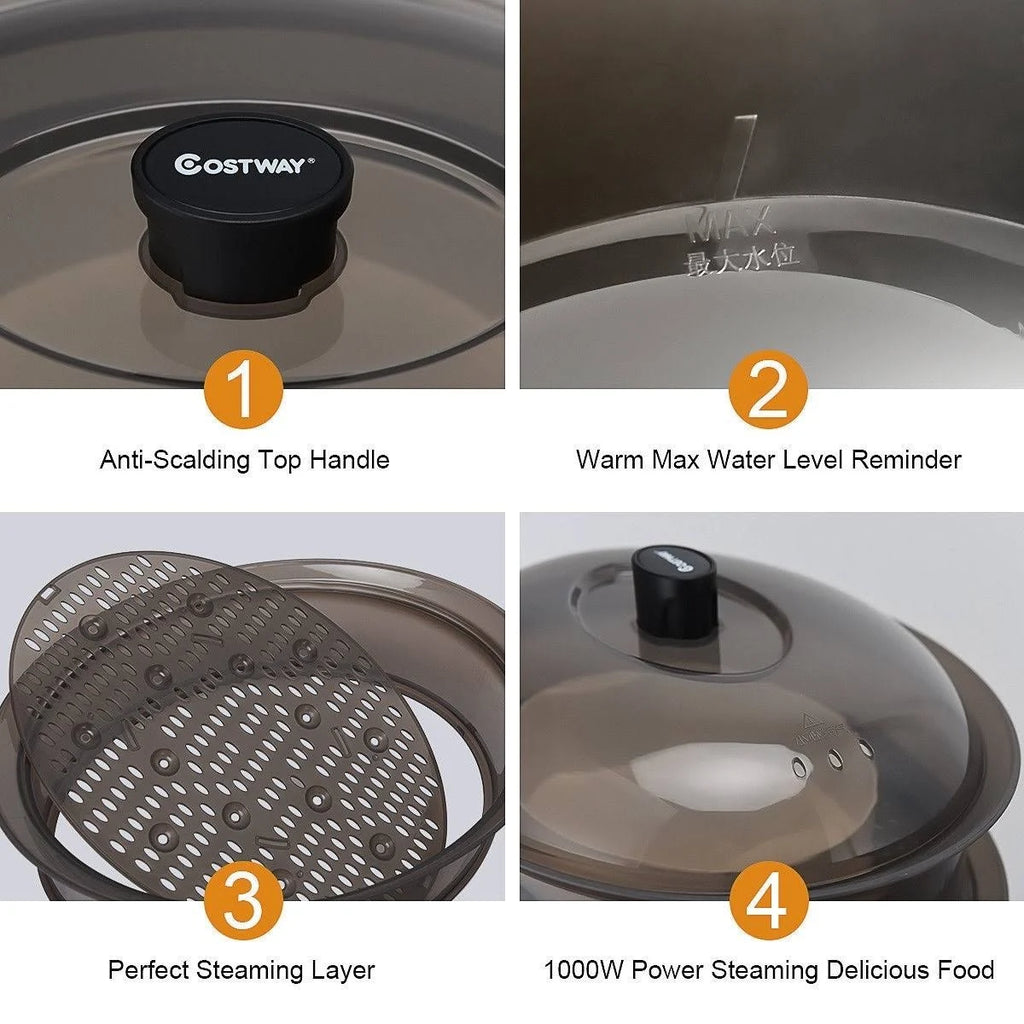 3 Tier 20qt Electric Food Steamer X2628