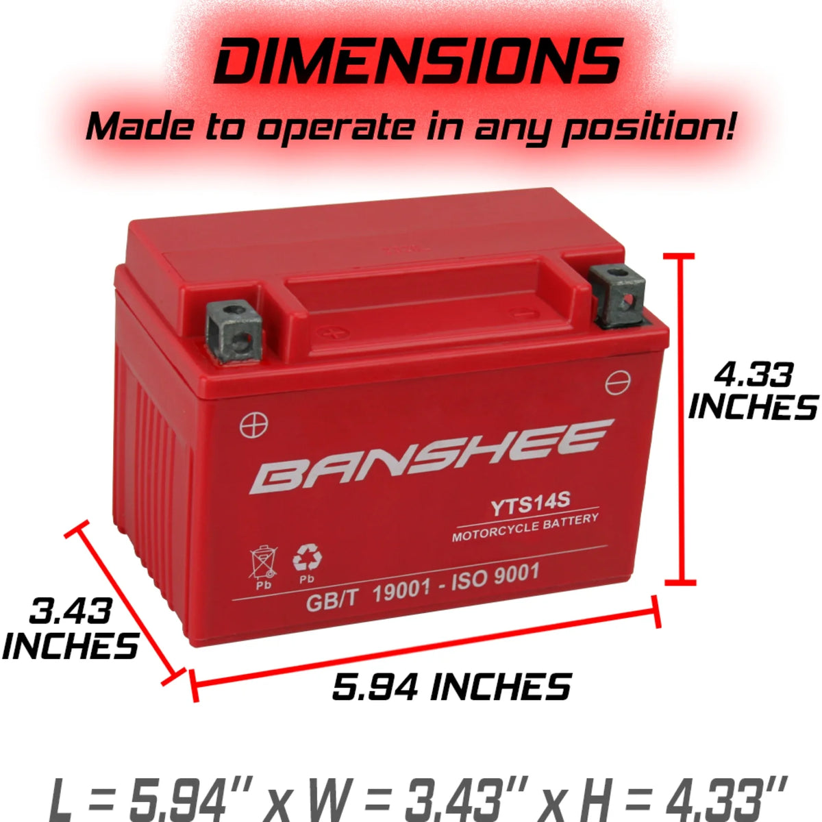 Motorsports Battery G65387