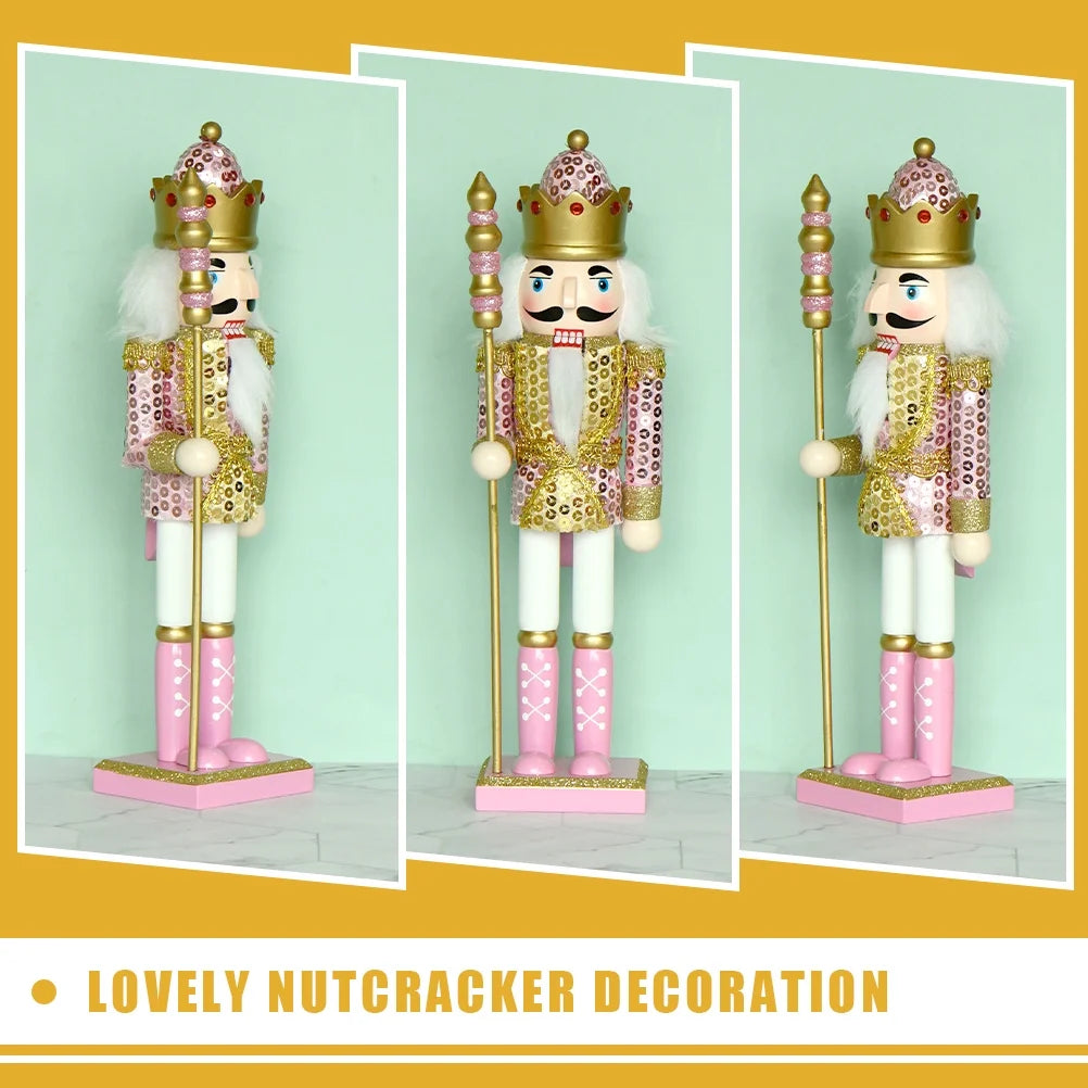 Small Wooden Nutcracker Doll Decor H11115