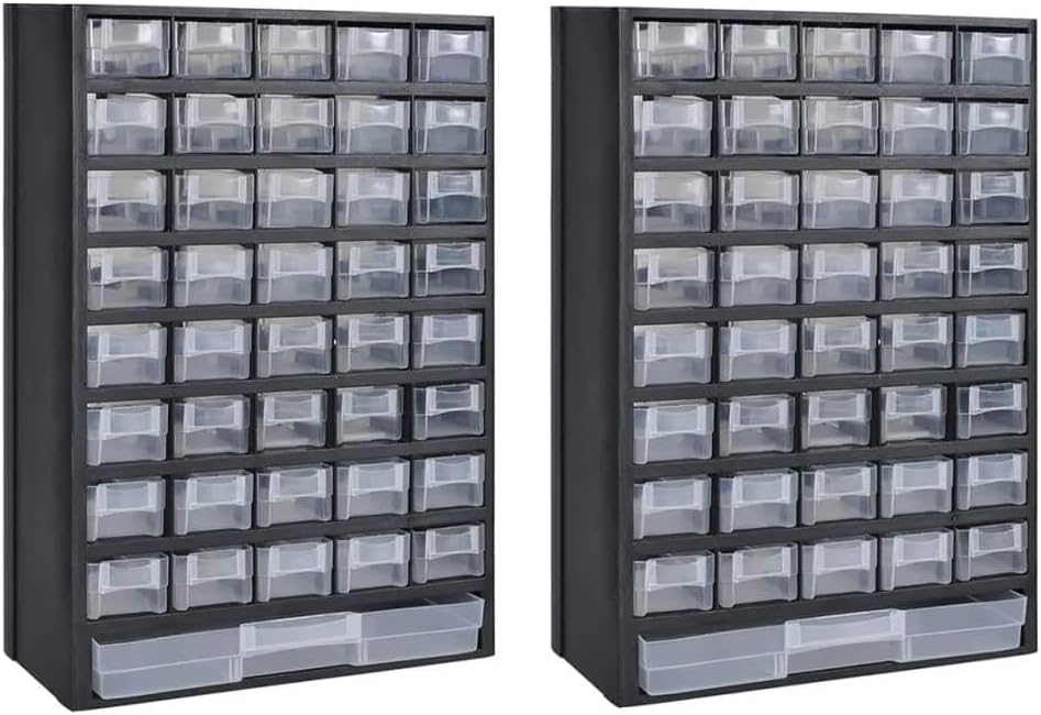 41-Drawer Plastic Storage Cabinet Tool Box T8173