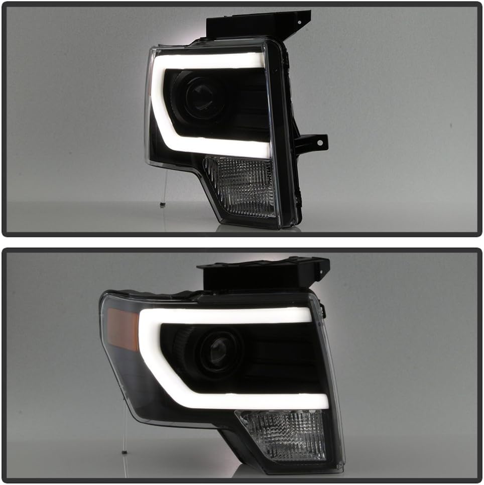 Black Housing LED Projector Headlights for Ford F150 Pickup K732