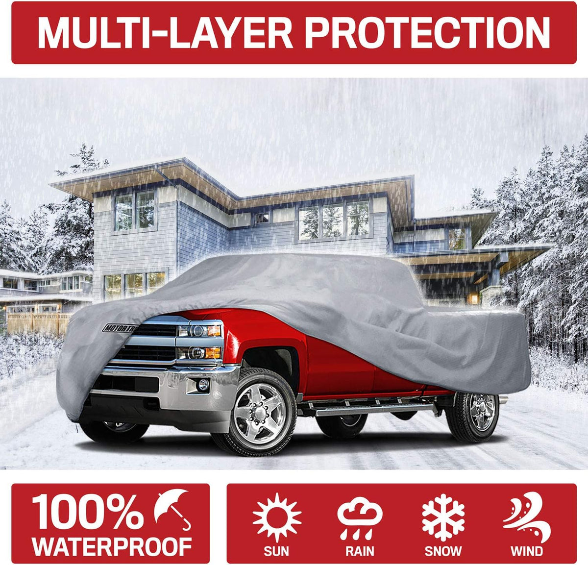 Custom Fit Waterproof Truck Cover H641