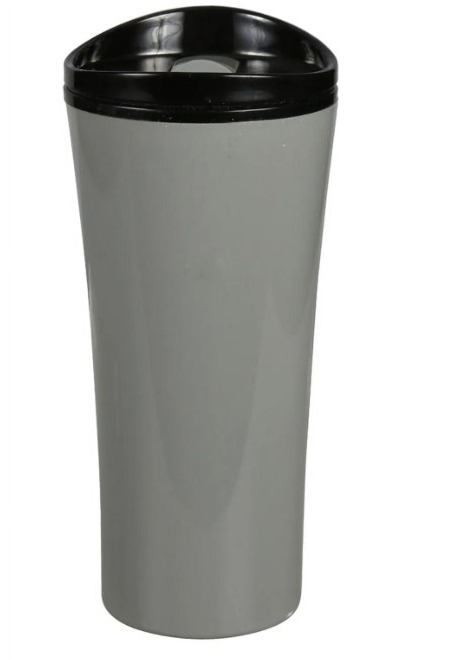Plastic Travel Mugs with Flip Top Lids, Set of 4 O308