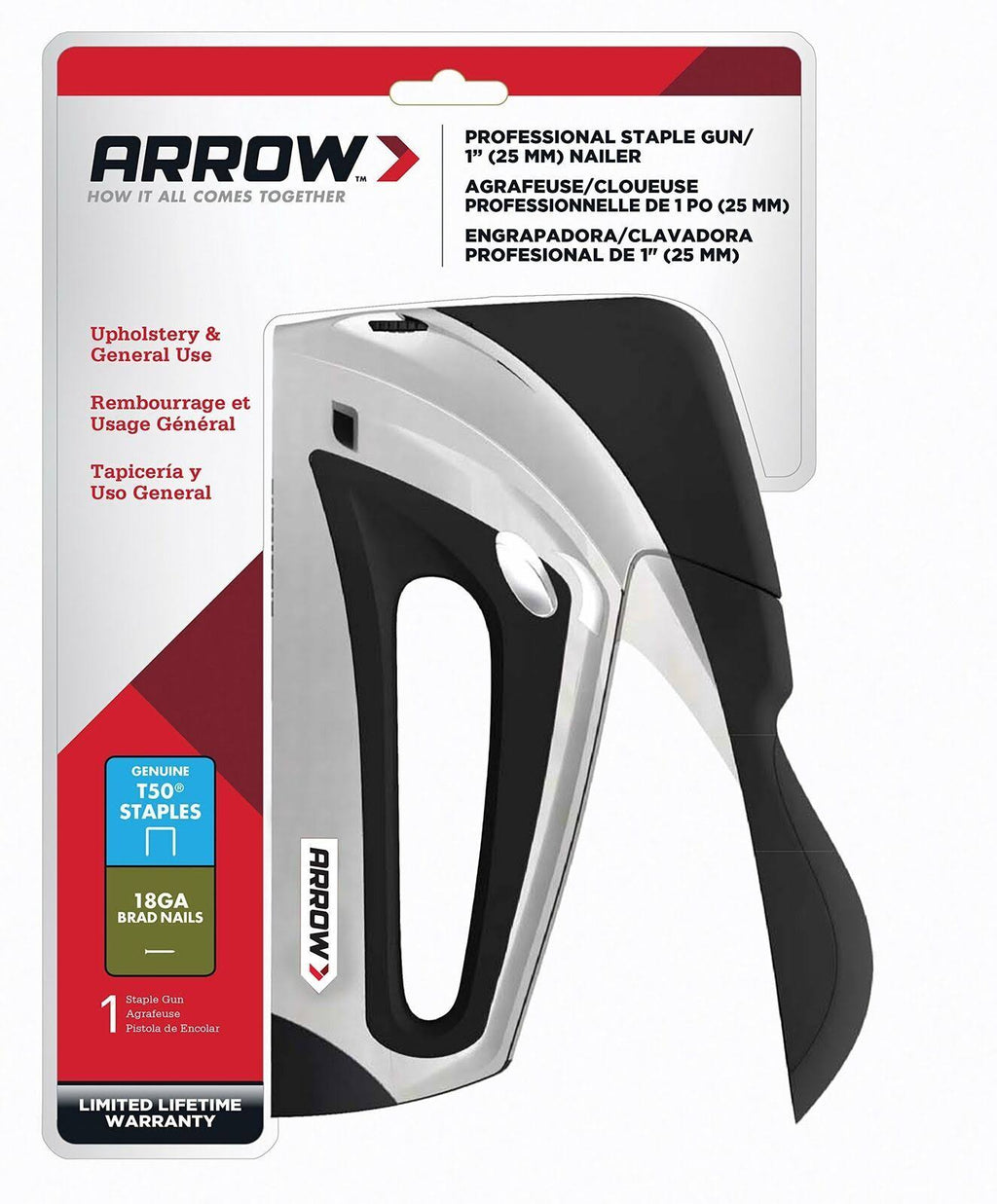 Professional Staple and Brad Nail Gun V4463