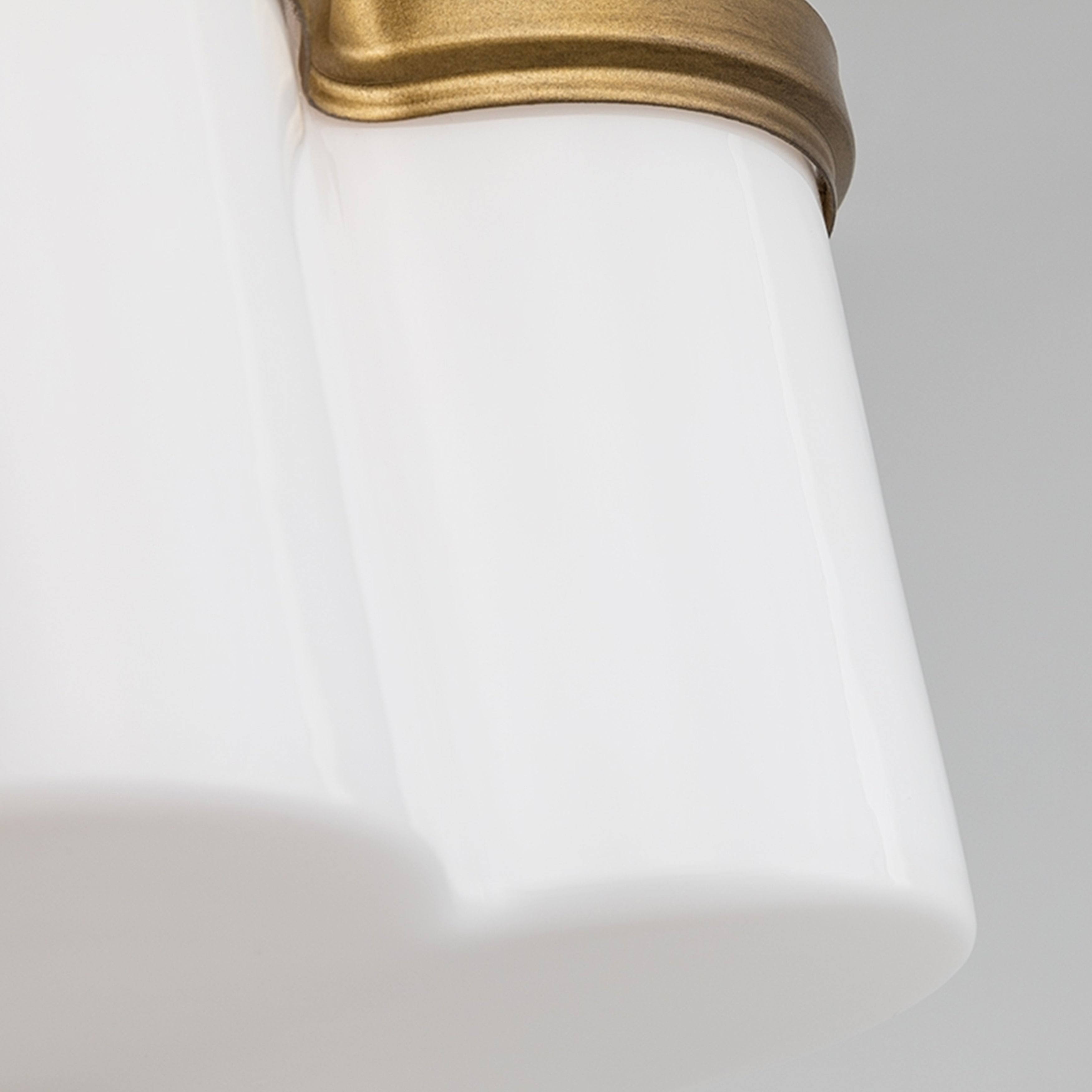 Aged Brass 2 Light Flush Mount Y712