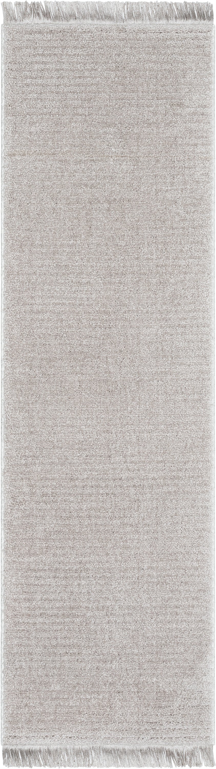Ivory Stripes Geometric Runner Rug 2x7 O38028