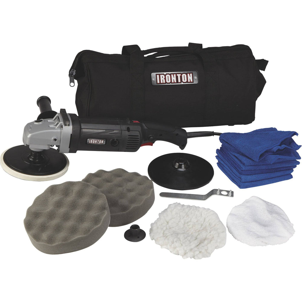 7 Inch Car Polishing Kit - 11 Amp, 600-3,000 RPM W6516