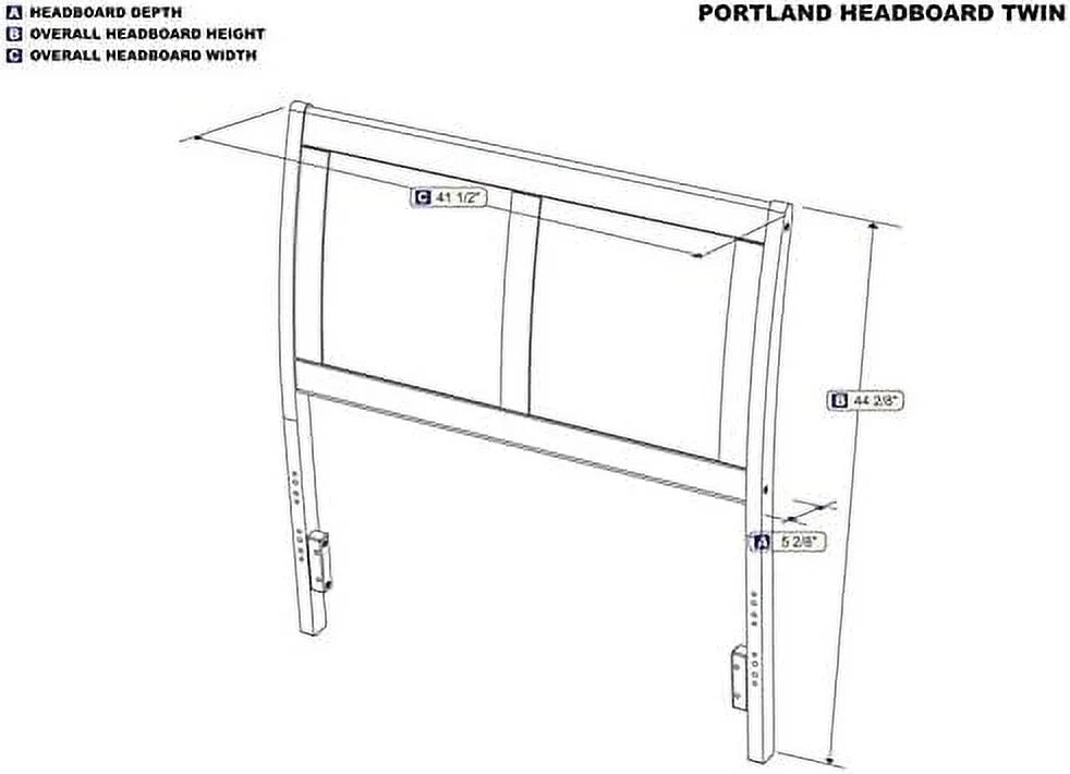 Walnut Sleigh Headboard Z768