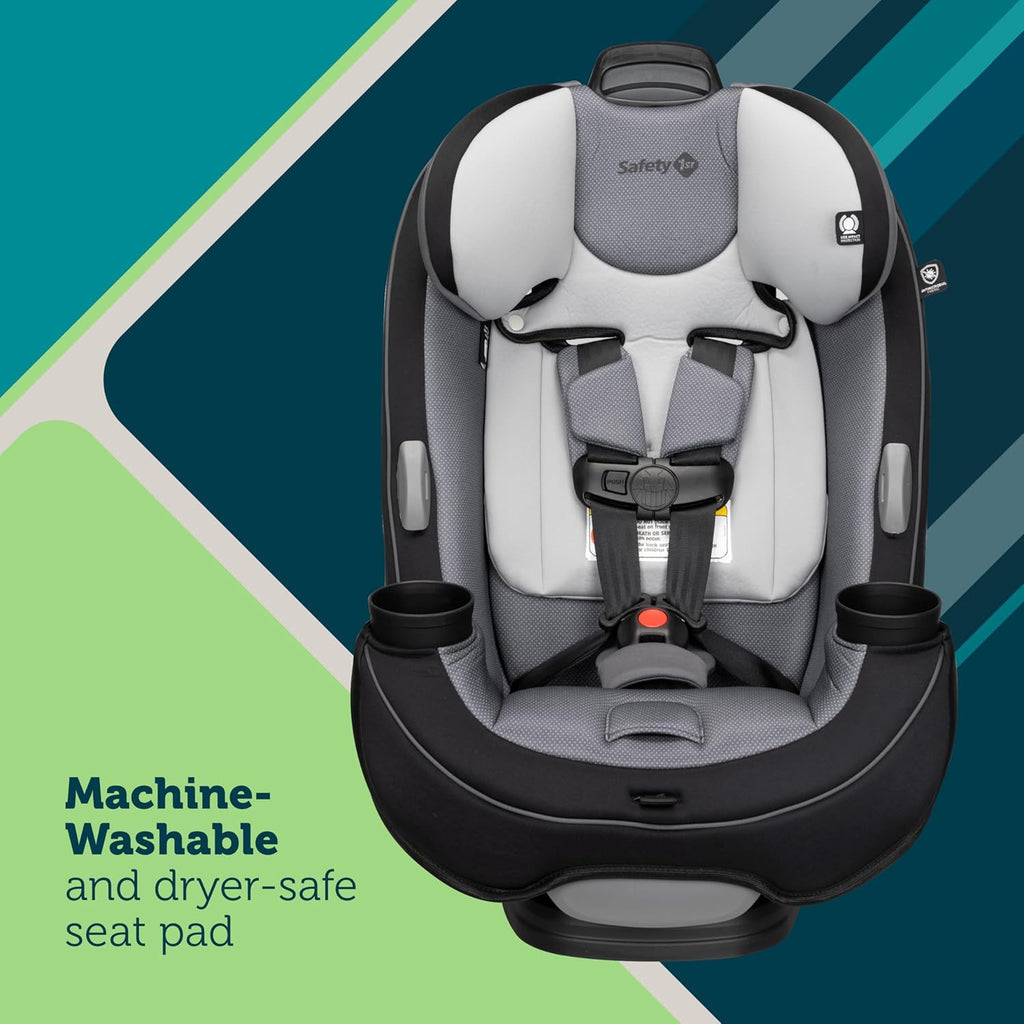 Convertible Car Seat, Rear-facing 5-40 pounds, Forward-facing 22-65 pounds, Belt-positioning booster 40-100 pounds M683