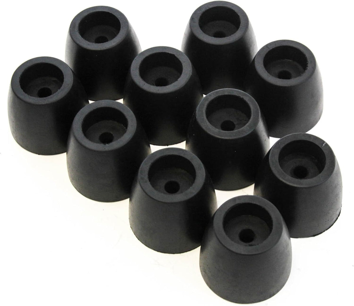 10 Rubber Bumpers Trailer Compatible with Ramp Door Truck 2 Inches Thick Cone Replacement Cargo Stop Pack of 2 T7273