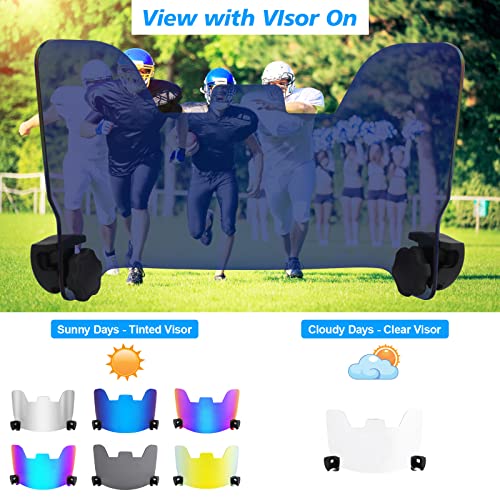 Tinted Football Helmet Visor R662051