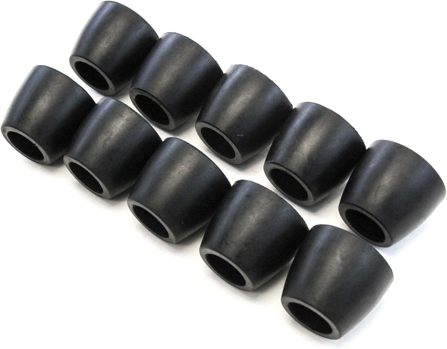 10 Rubber Bumpers Trailer Compatible with Ramp Door Truck 2 Inches Thick Cone Replacement Cargo Stop Pack of 2 T7273