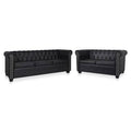 2 Piece Faux Leather Living Room Set T805