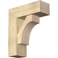 Rough Sawn Douglas Fir Bracket with Offset Brace N91310