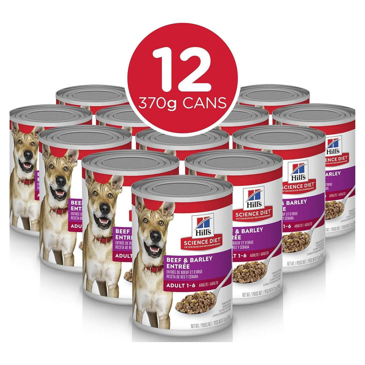Adult Beef & Barley Entree Dog Food S64772