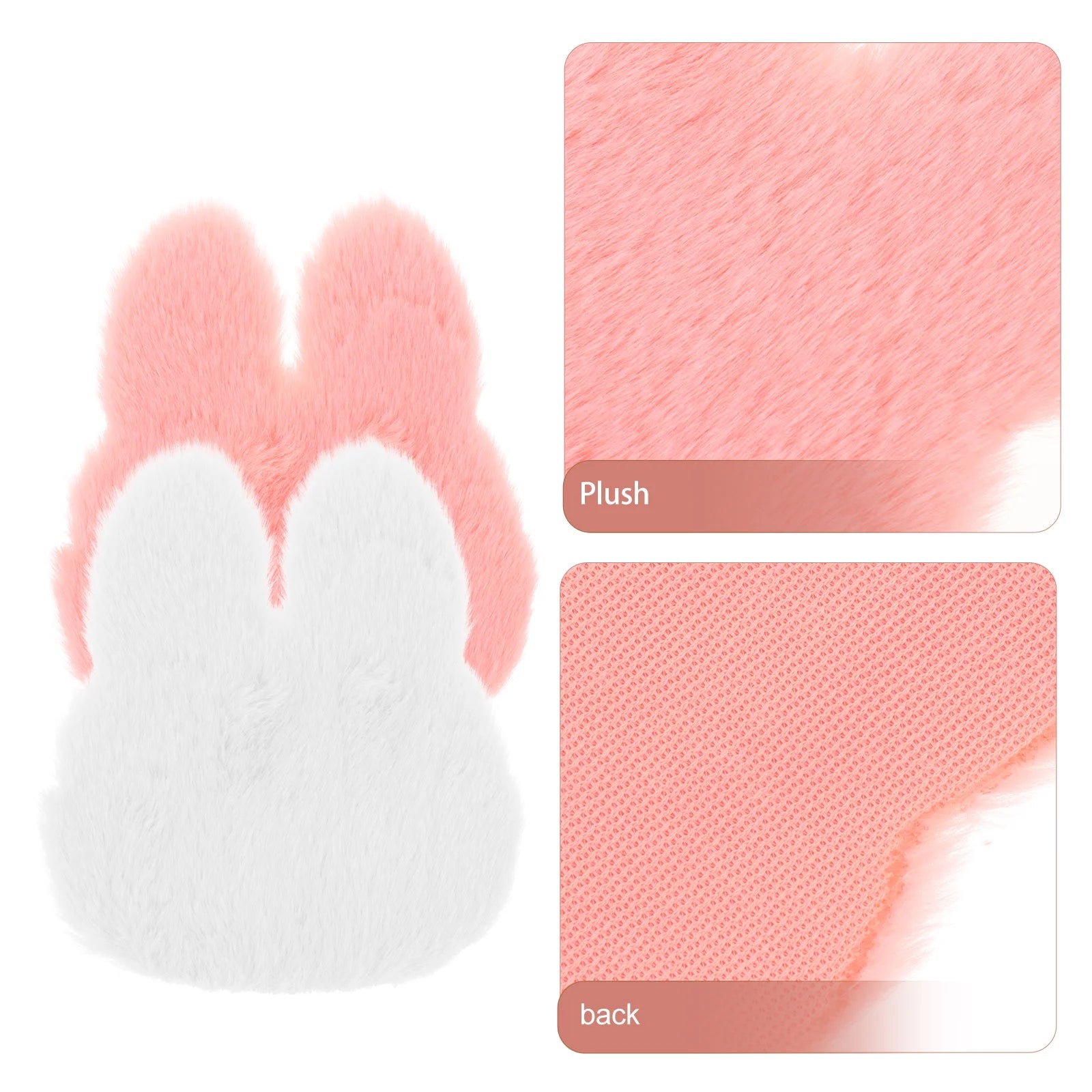 Rabbit Shaped Carpet 2 Pcs D951