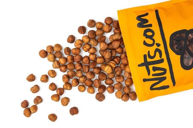 Unsalted Roasted Hazelnuts - 5 Pounds R562