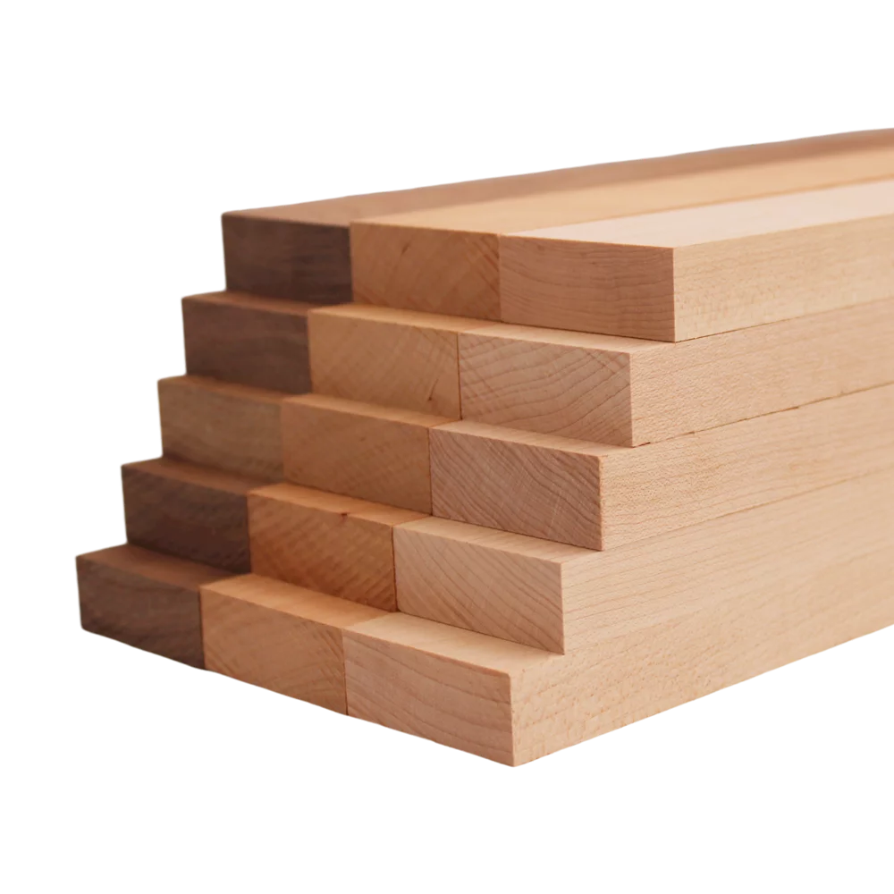 Walnut Maple Cherry Boards 3/4" x 2" 15 Pcs O6333