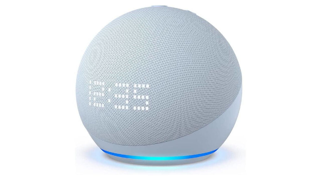 Cloud Blue Smart Speaker with Clock A204007