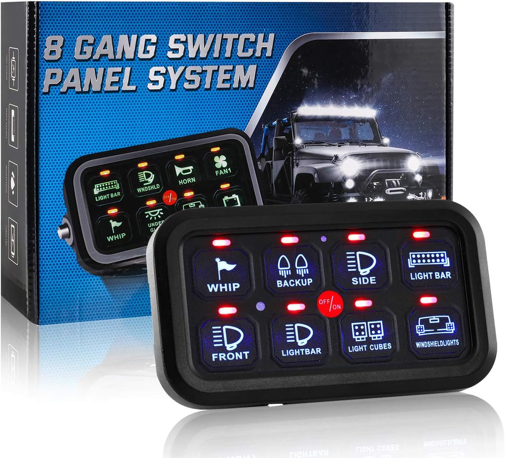 8 Gang LED Switch Panel F460438