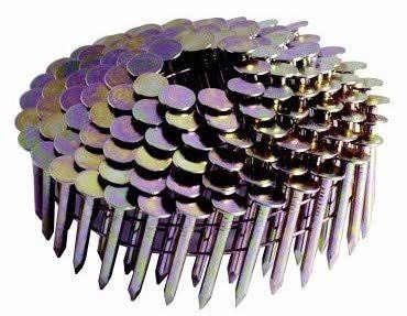 1x22 x 0.120x22 Wire Coil Electro Galvanized Smooth Shank Roofing Nails 7200 Count D18281