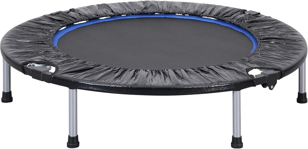 40" Foldable Mini Trampoline Rebounder without Handle Max Load 330lbs K155939