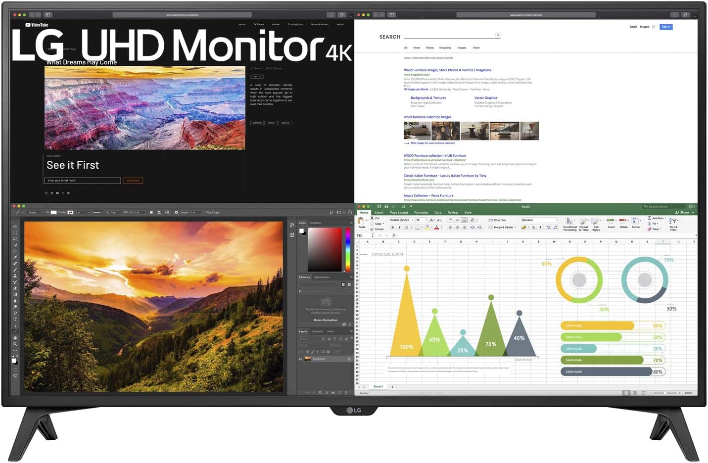 43" 4K UHD IPS Monitor U157