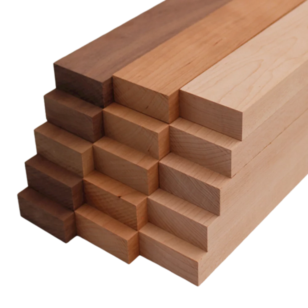 Walnut Maple Cherry Boards 3/4" x 2" 15 Pcs O6333