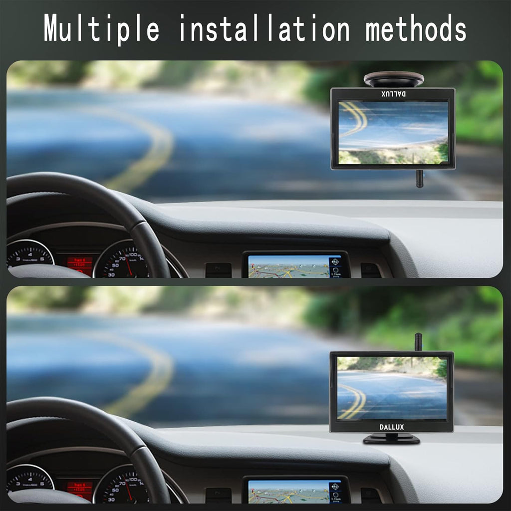 5 Inch 1080P Front/Rear View Wireless Backup Camera Kit R8613