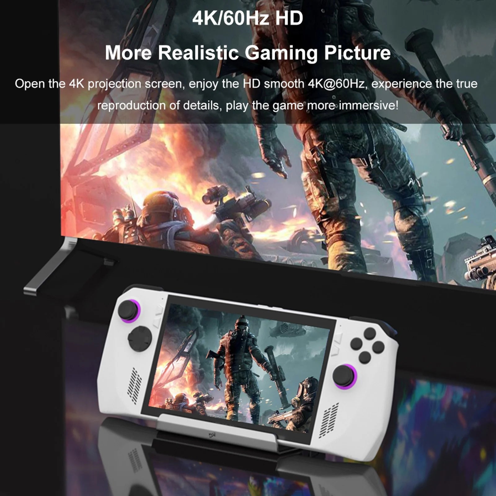 Steam Deck Docking Station with 2 Fans, 4K 60Hz HD Multimedia Interface, USB3.0 2.0, Gigabit RJ45, 100W PD Charging Port O369777