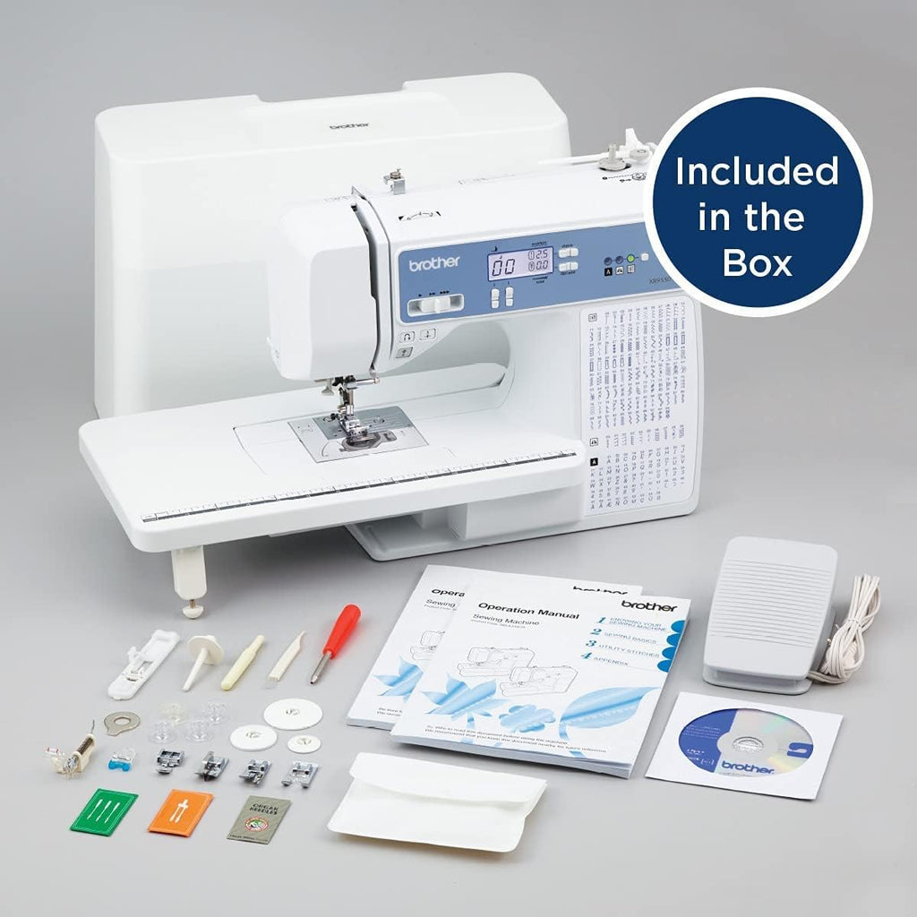 Computerized Sewing and Quilting Machine with 165 Built-in Stitches and LCD Display Y20656