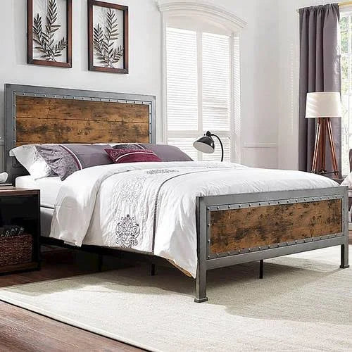 Queen-size Standard Bed Brown G23206