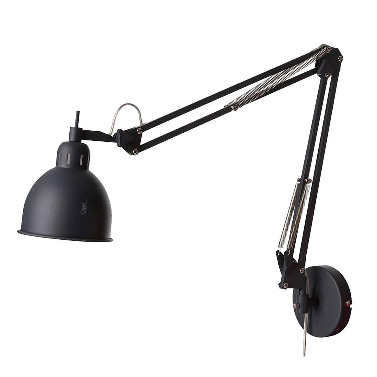 Matt Grey Metal Wall Lamp Y3717