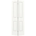 White Molded Composite MDF Closet Bi-Fold Door B1873