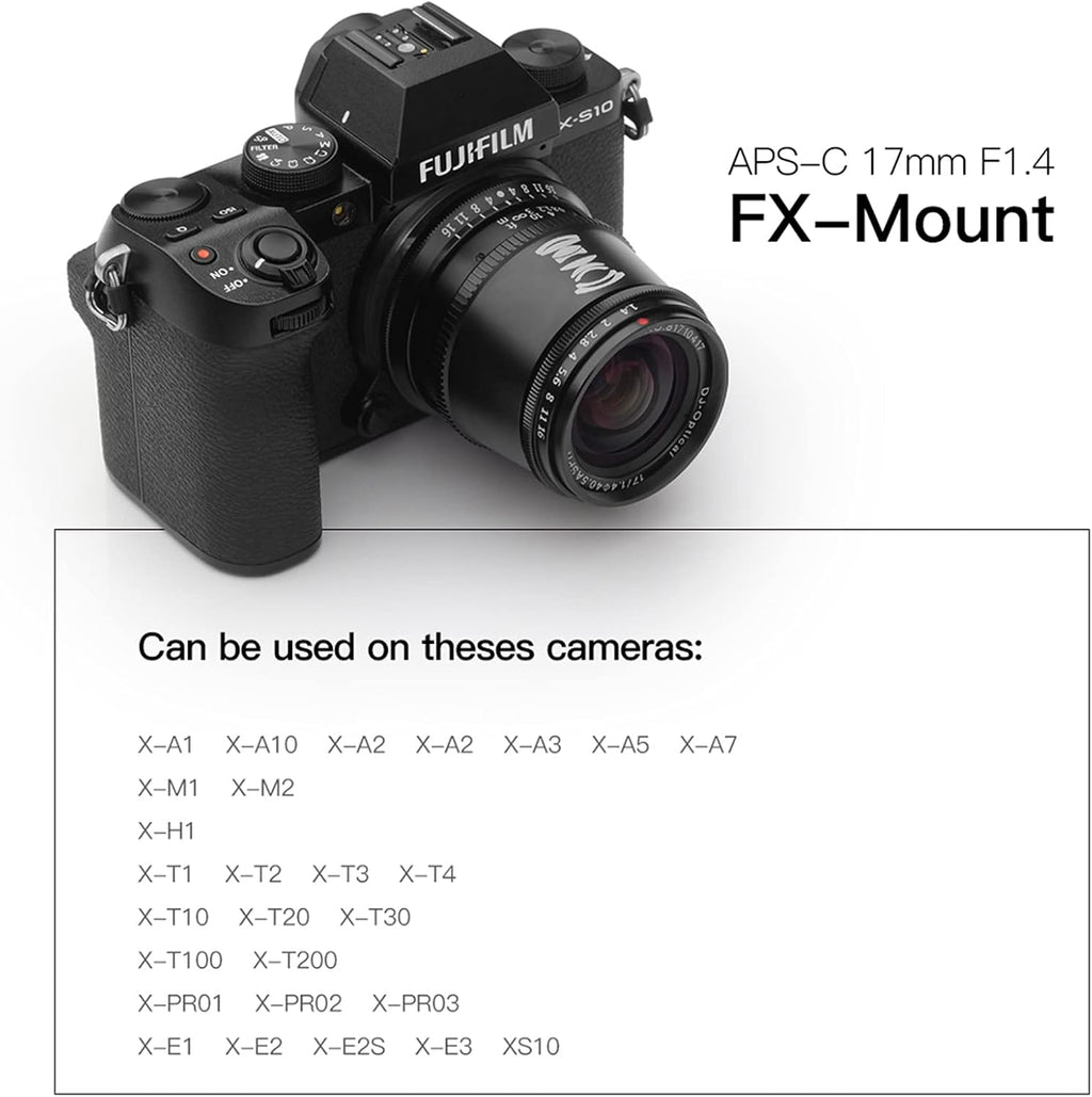 17mm f1.4 APS-C Wide Angle Camera Lens R823