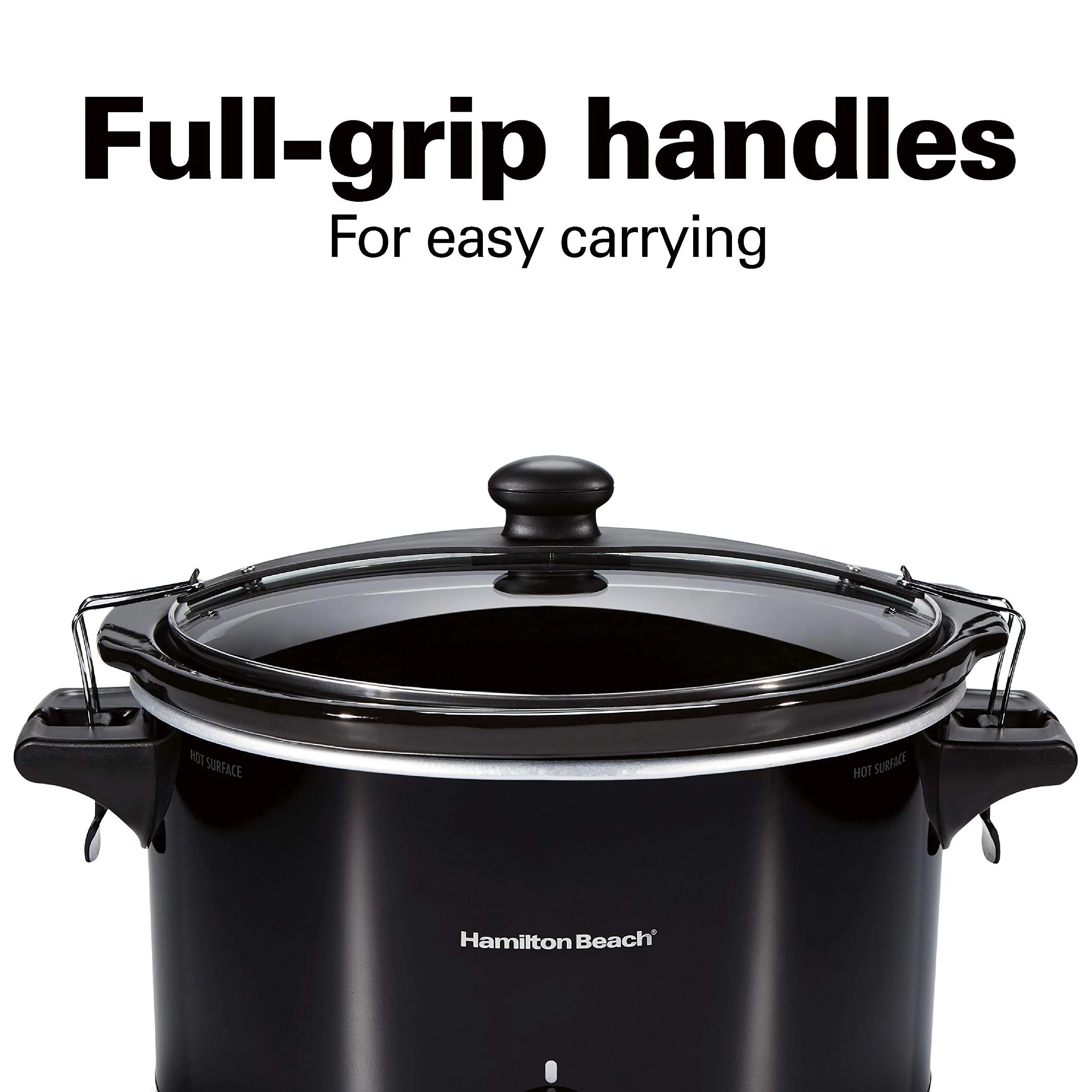 Extra Large 10 Quart Black Slow Cooker K175