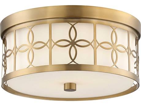 Polished Nickel 2 Light Ceiling Mount Q807993