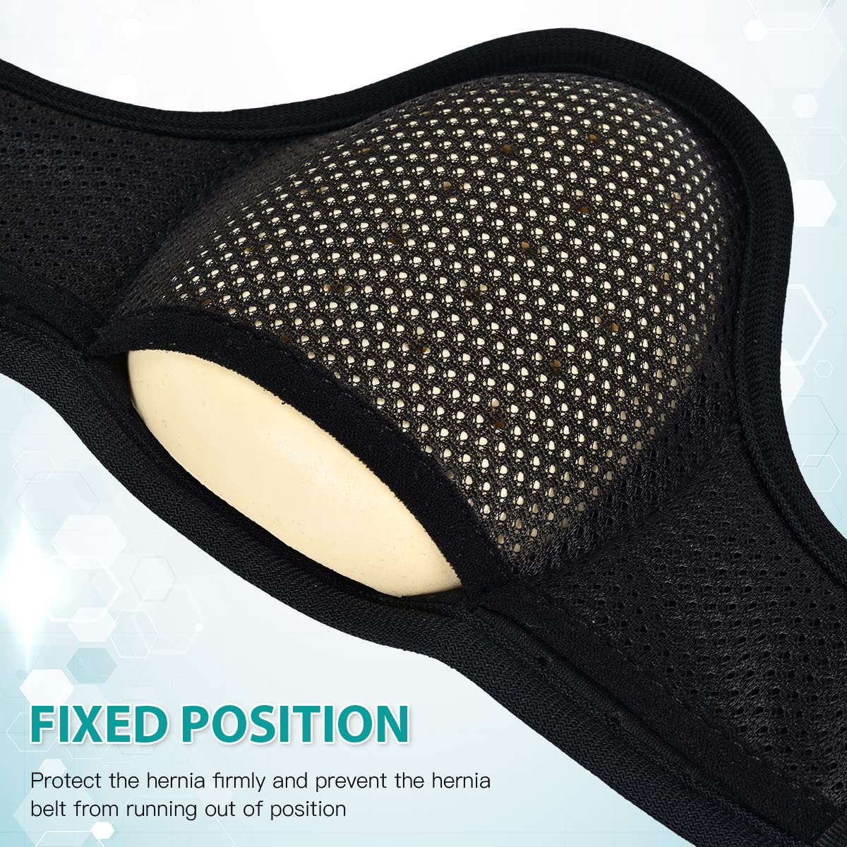 Hernia Belt Truss with Removable Compression Pads E712645