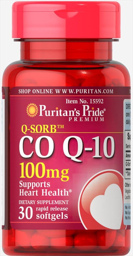 Co Q-10 100 mg Rapid Release Softgels Q343