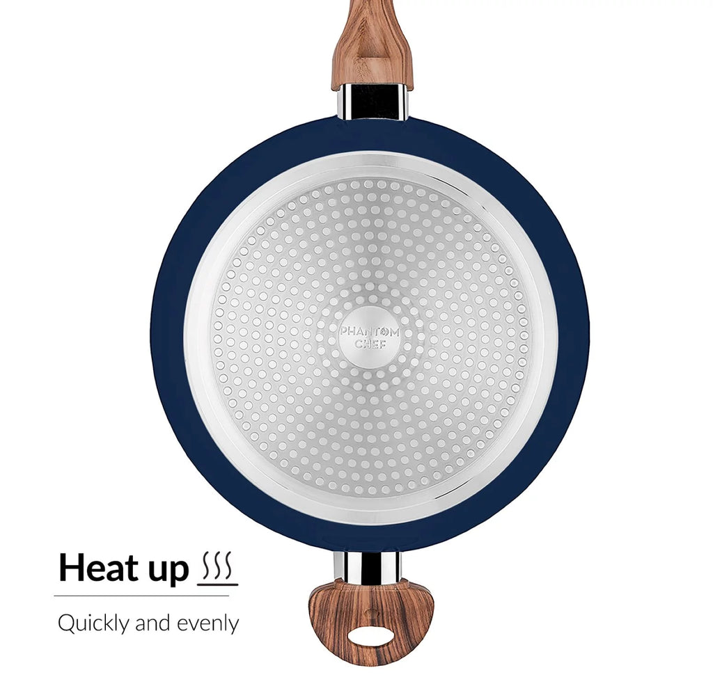 11 inch Non Stick Deep Fry Pan with Lid T237