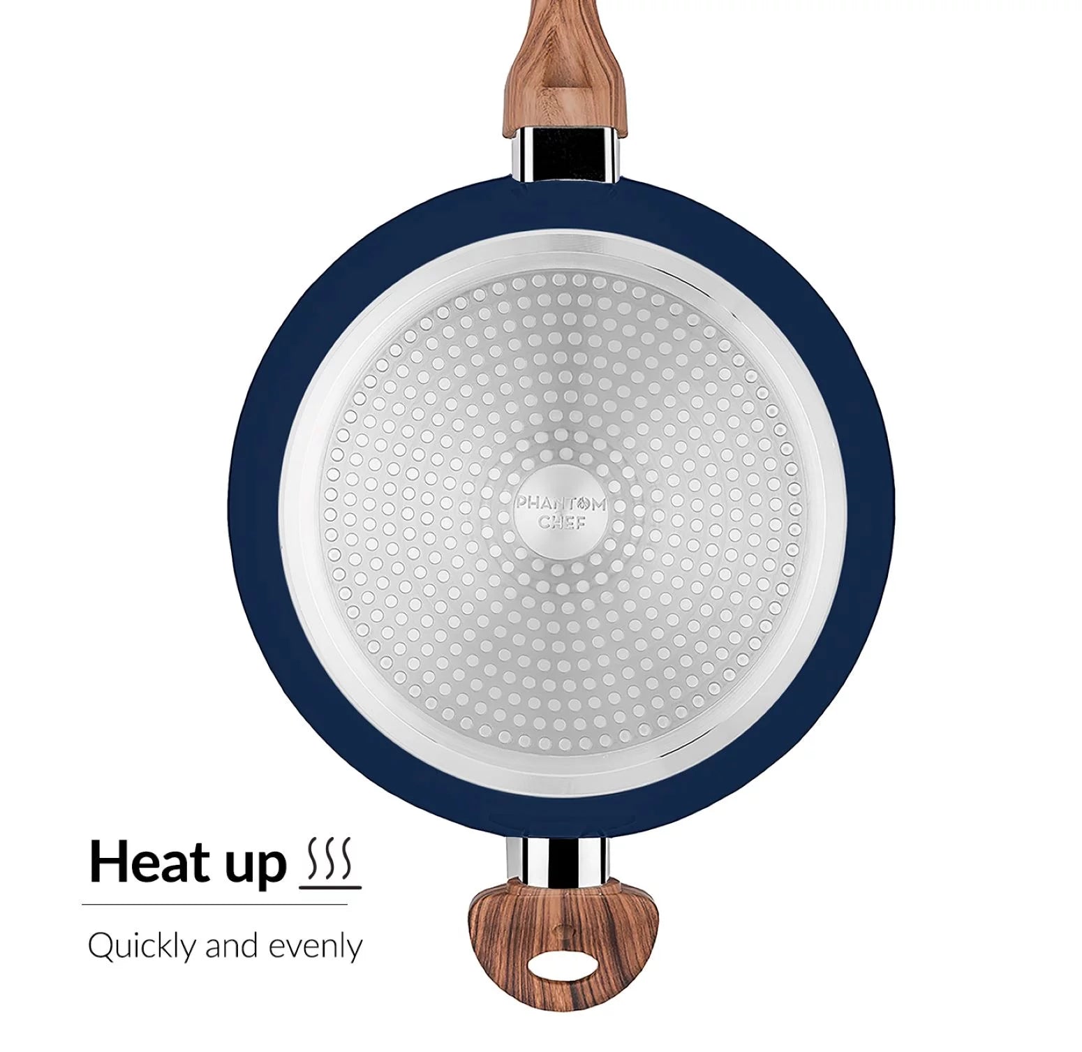 11 inch Non Stick Deep Fry Pan with Lid T237