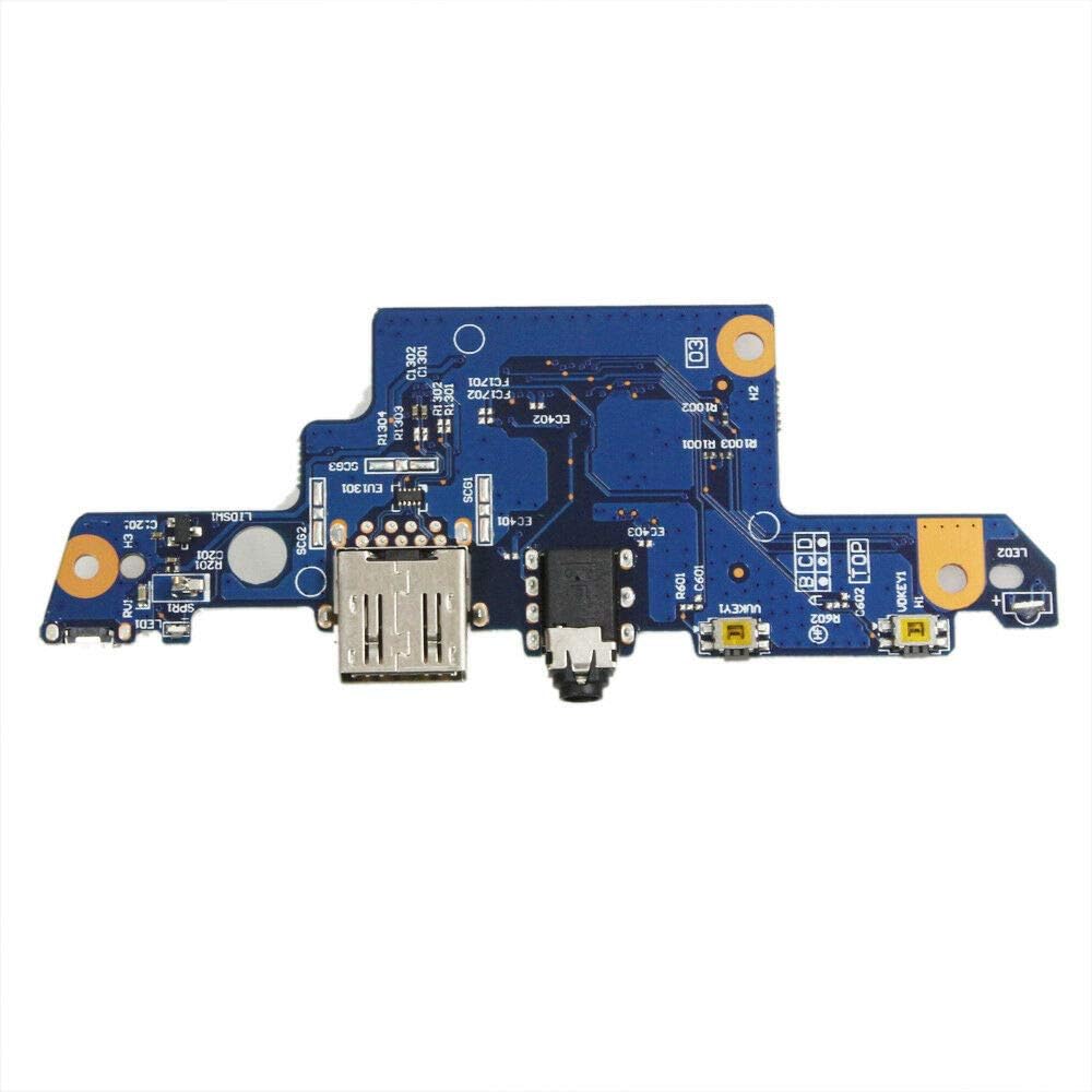 USB Audio Power Button Board Replacement for HP Envy X360 V764