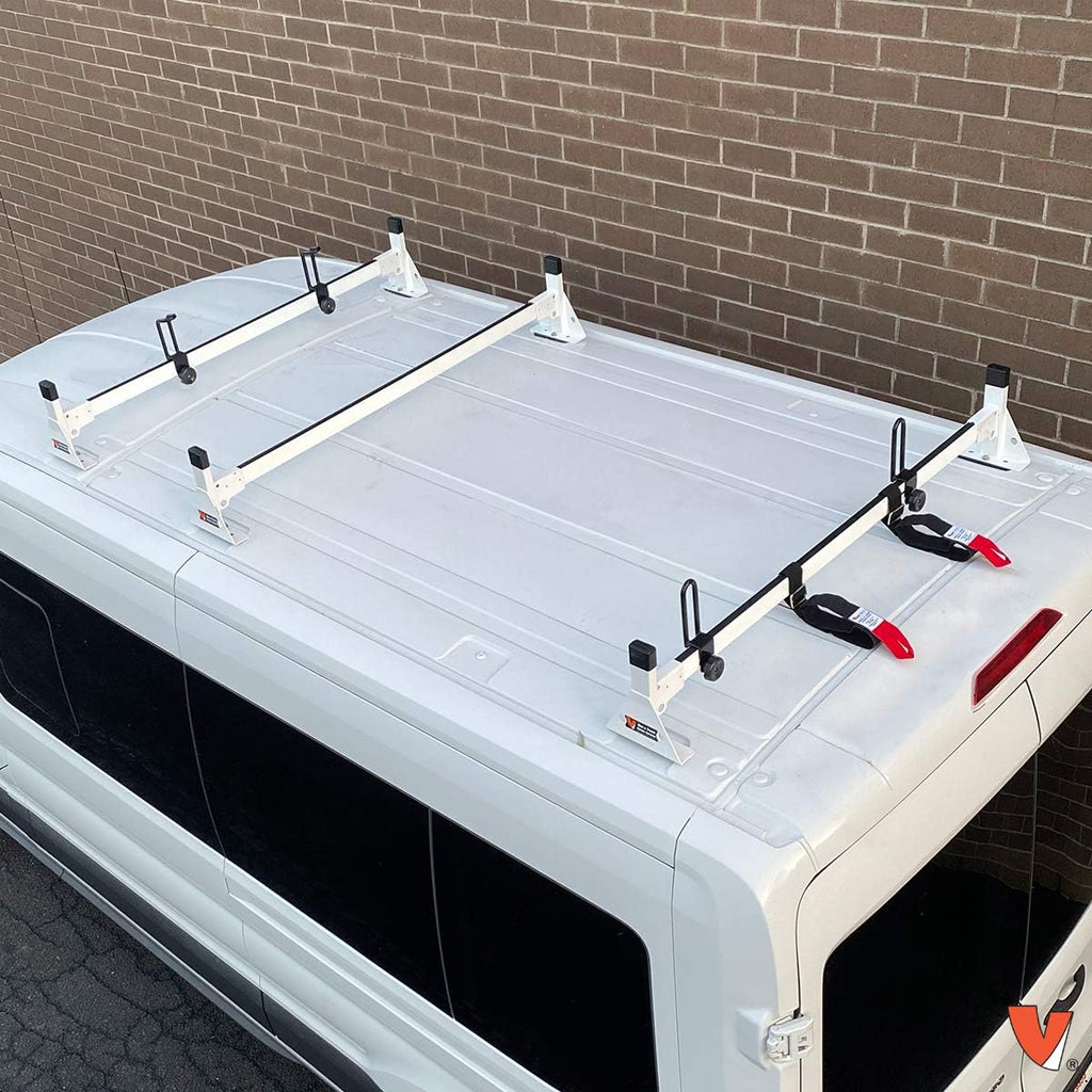 54" Steel Black Low Profile Roof Rack Bars F1296